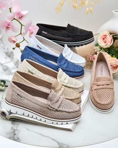 Royalfashion Ажурные женские мокасины Leteller