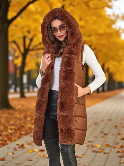 Rojalmodas Sieviešu jaka ar atņemamām piedurknēm