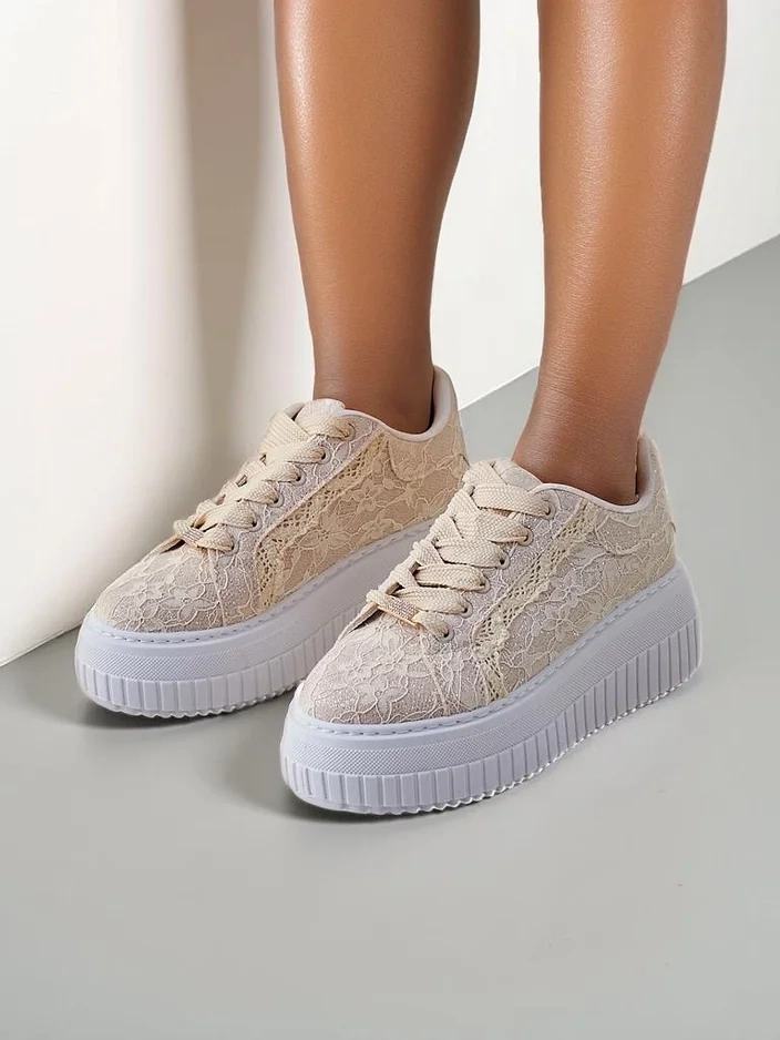 Royalfashion Women's Sport Sneakers with Lace Coronna