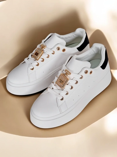 Royalfashion Women's platform sports sneakers Oviger