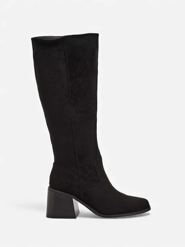 Women's Ernala Eco-Suede Block Heel Boots