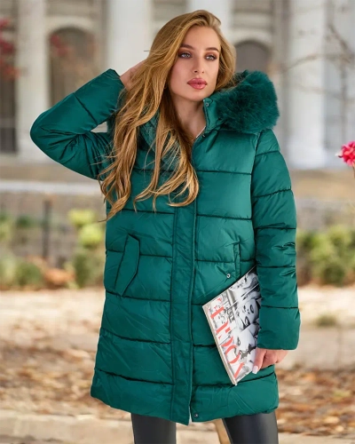 Royalfashion Sieviešu stepēta ziemas jaka