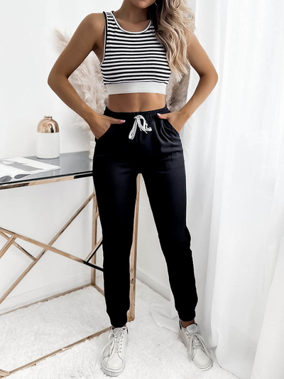 Black women's tracksuits PLUS SIZE- Clothing