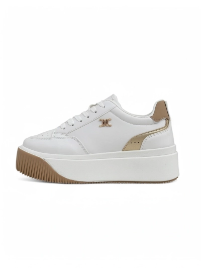 Damskie sneakersy Arianna Bianco na platformie ze sk\