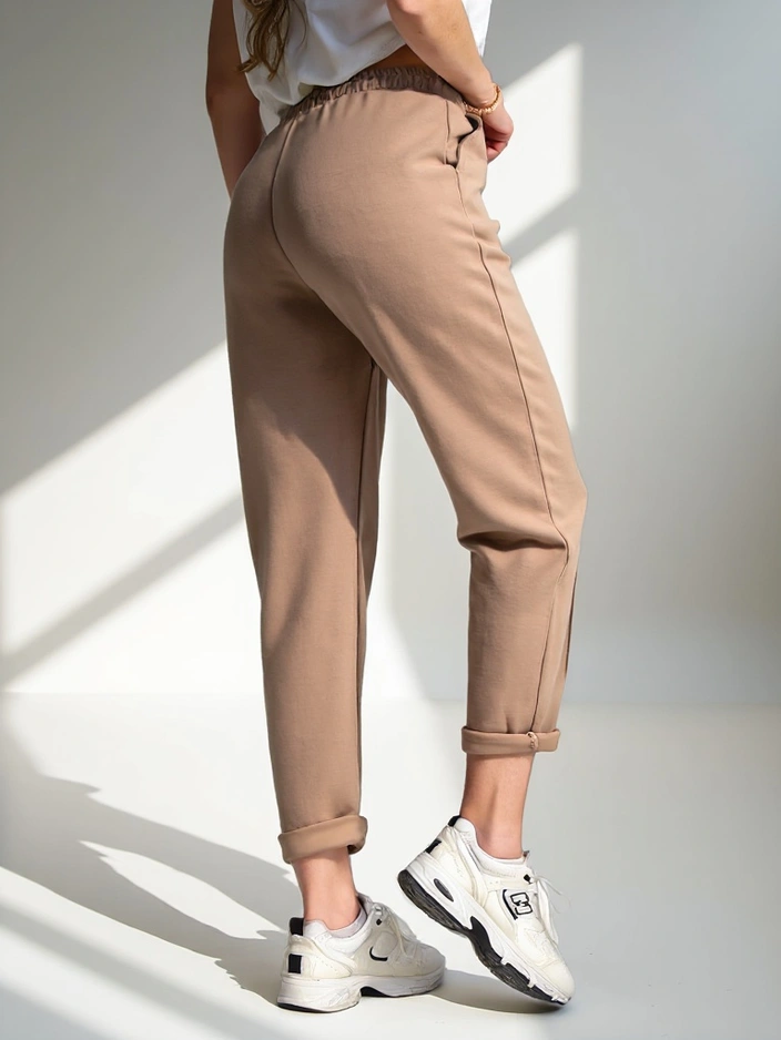 Royalfashion Straight women's trousers with viscose