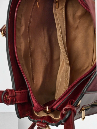 Women's shopper bag eco leather Silent Raven