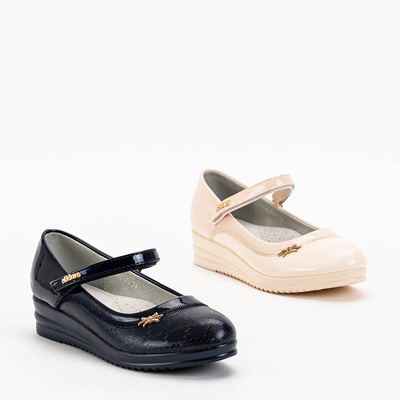 Beige girls' Turicela ballerina platform shoes -