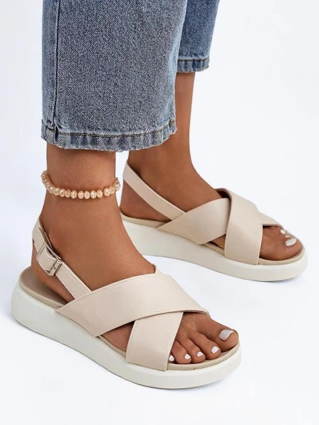 Royalfashion Women's Riva Star Chunky Sole Sandals