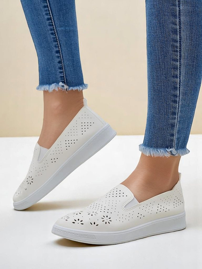 Royalfashion Openwork women’s slip-on shoes Mayla