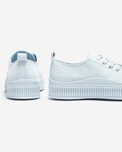 Light blue women's sports sneakers Dollof- Footwear