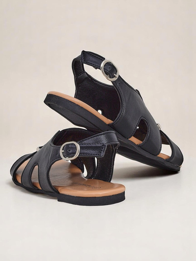 Royalfashion Women's Flat Sole Comfort Sandals