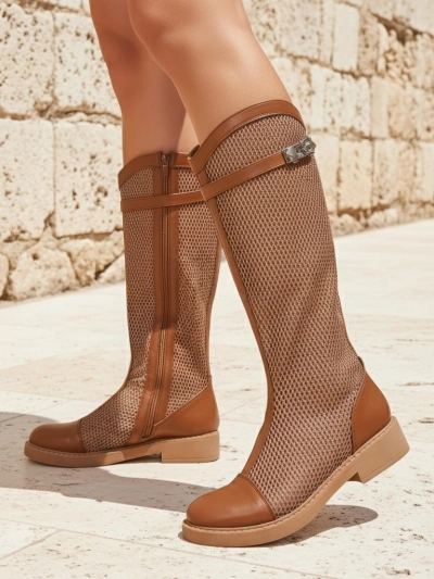 Royalfashion High perforated women's ankle boots Ovittole