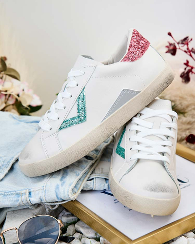 Royalfashion Women's sporty sneakers with embellishments Ginn
