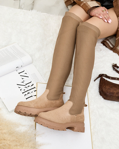 Royalfashion Women's slip-on over-the-knee boots Senolel