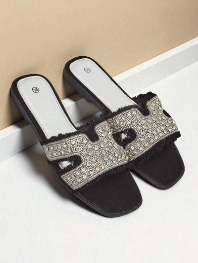 Royalfashion Sieviešu sandales ar rhinestones CrystalEase