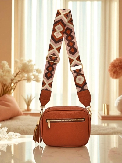 Royalfashion Small Women's Eco-Leather Handbag with Colorful Strap Kovi Lace