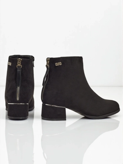 Lav botki damskie eko zamszowe na słupku Arshinea