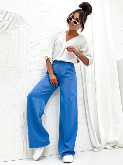 Royalfashion Women's wide fabric pants