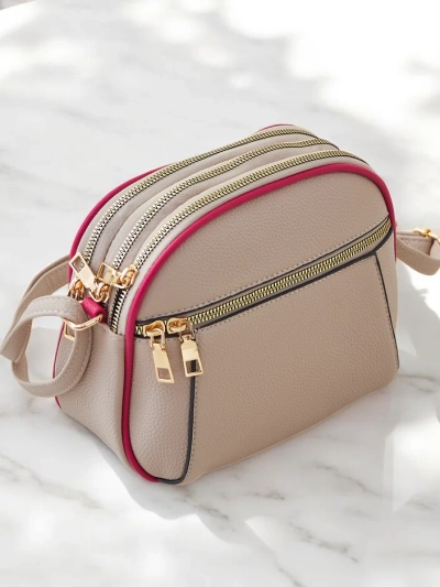 Royalfashion Mazs ovāls sieviešu roku maisiņš, izgatavots no ekoloģiskas ādas