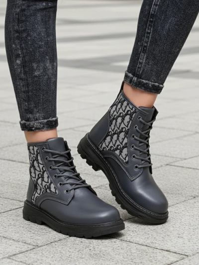 Royalfashion Women's ankle boots with print Efrioz