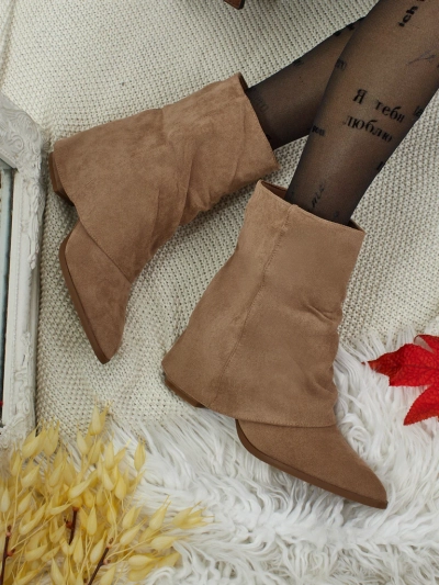 Women's ankle boots with a closed upper Moonly