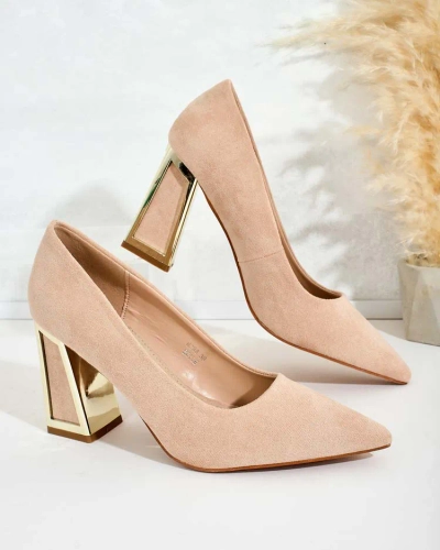 Royalfashion Women's pumps with decorative heel Badilla