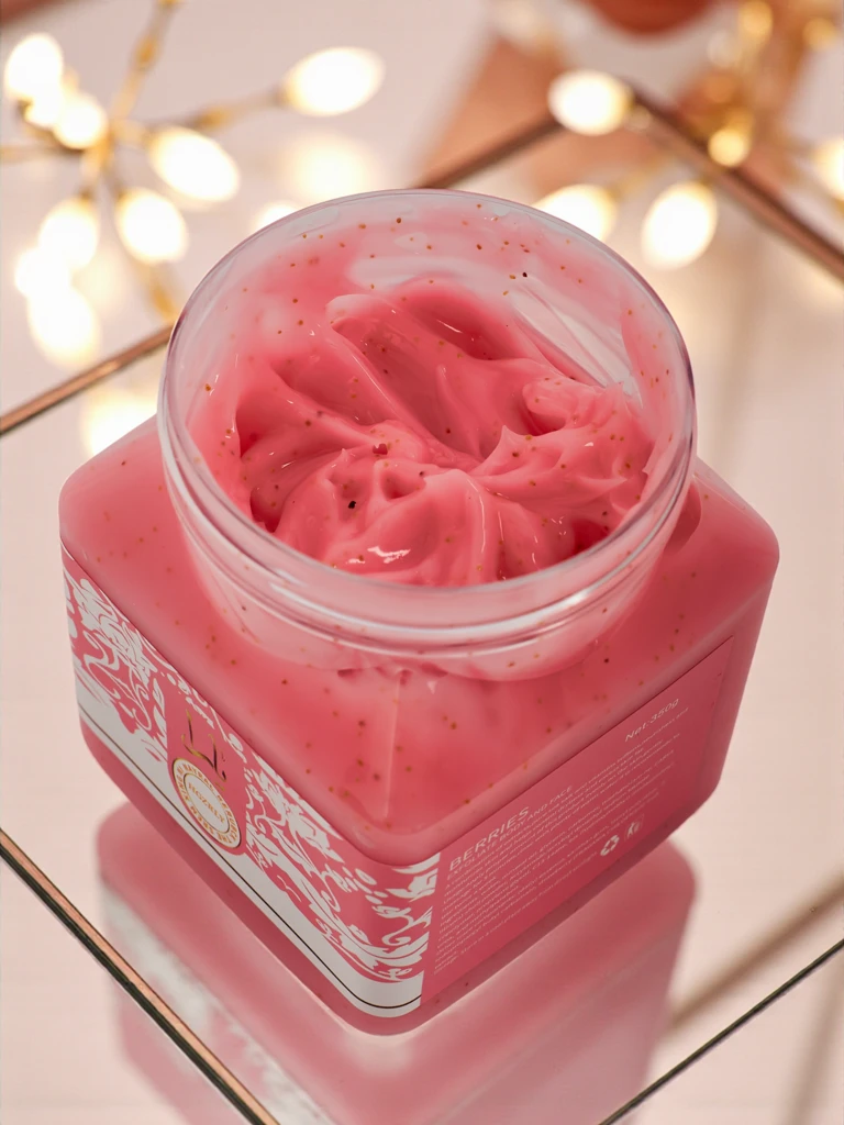 Berries fine-grained face and body scrub