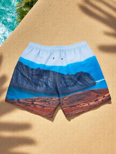 Royalfashion Men's Sports Shorts with Protective Mesh