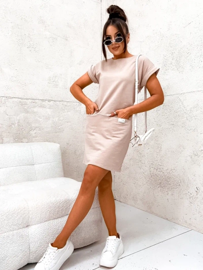 Royalfashion Sieviešu kokvilnas kleitas audums