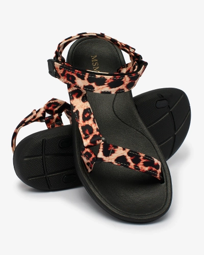 Royalfashion Beige women's sandals Leonno