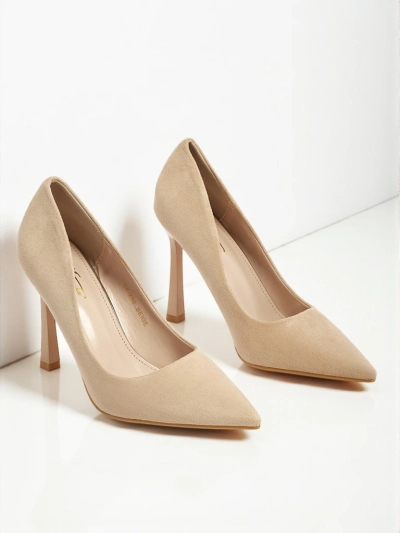 Women's Stiletto Heel Pumps Eco Suede Belunika