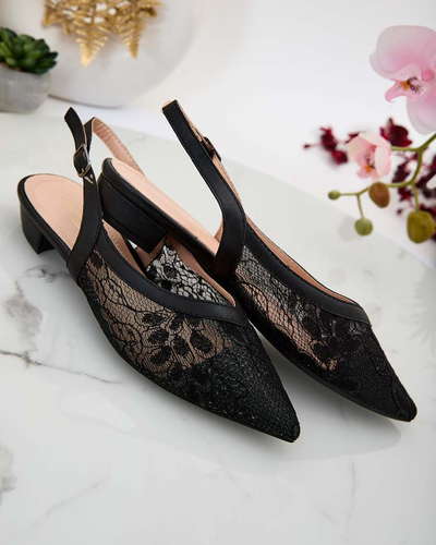 Royalfashion Women's a'la ballerina sandals with lace Benoce