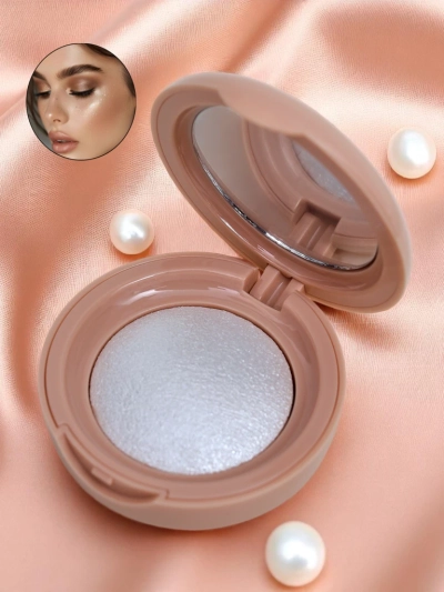 Anylady Pressed highlighter for face Silver