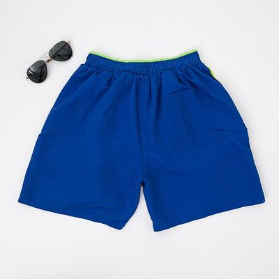 Blue short shorts men's shorts - Clothing