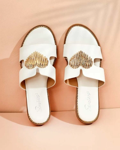 Royalfashion Women's Olis flat sole flip-flops