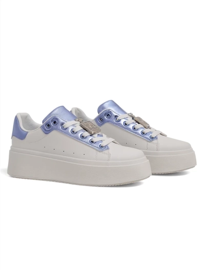 Bella Corsa Ecru Handmade Women's Sneakers
