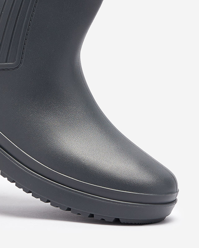 Gray matte women's wellingtons Neriva - Footwear