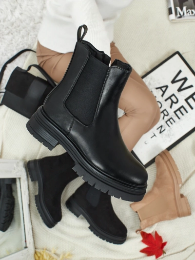 Botki damskie eko skórzane Solmira