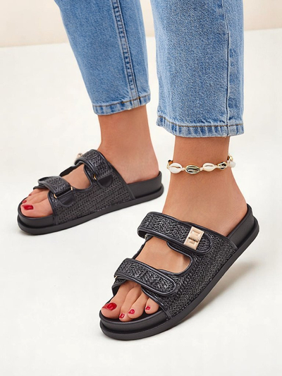 Royal Fashion Women's Braided Slides Delibeli