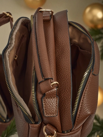 Liten dameveske i miljøvennlig skinn Melisse