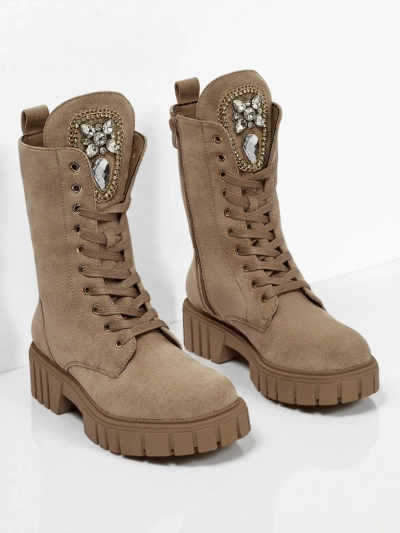 Royalfashion Women's High Suboo Worker Boots