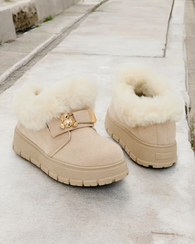 Royalfashion Women's short boots a'la snow boots Dobis