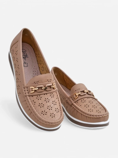 Royalfashion Sieviešu perforētie mokasīni Cerro