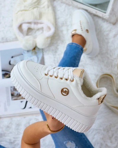 Royalfashion Siltas sieviešu kedas ar kažokādu Sofi