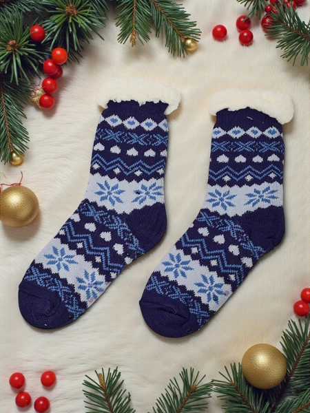 Lavish insulated Christmas women's socks WinterJoy