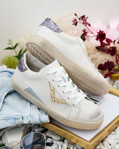 Royalfashion Women's sporty sneakers with embellishments Ginn