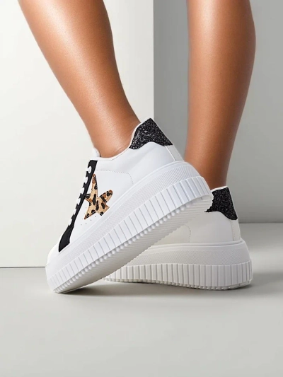 Royalfashion Women's platform sports sneakers Elin