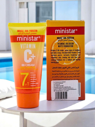MINI STAR Moisturizing BB cream with Vitamin C with a matte finish Ivory