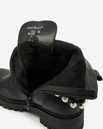 Royalfashion Sieviešu bagger zābaki melnā krāsā Fessefy