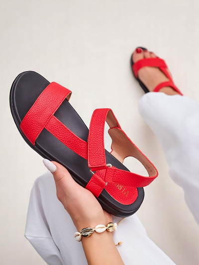 Royalfashion sieviešu sandales ar plakanu zoli Lillia